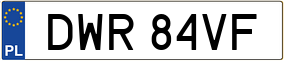 Truck License Plate